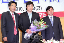 SK 람보 슈터 문경은 은퇴 기자 회견