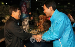 오세훈, 가락동서 첫 유세