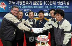 GM DAEWOO 6단 자동변속기, 글로벌 100만대 생산 돌파