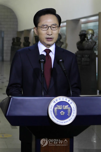 이 대통령, `천안함' 대국민 담화