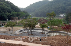공주시 금학생태공원 준공 임박 막바지 공사