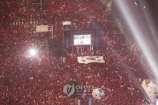 <2010 월드컵> 뜨거운 응원열기 영동대로