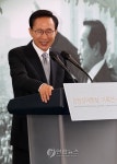 李대통령, YS기록전시관 준공식 참석