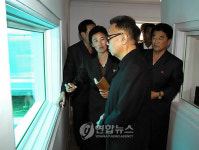 北 김정일, 장산협동농장 시찰