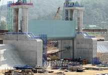 낙동강 칠곡보 수문