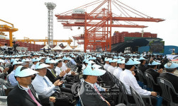 부산항 신항 준공 개장