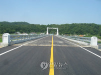 원주 다래마을에 교량 가설