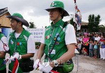 `백야 김좌진 장군 광장 개관식