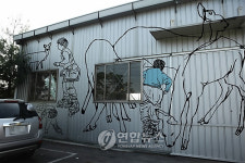 <카메라뉴스> 민통선에 대학생의 친환경 벽화