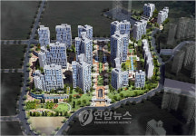 홍제3동에 건립될 아파트 조감도