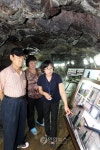 문화재 전시관으로 변신한 동굴
