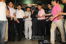 동대문서 도착한 초등생 성폭행 용의자