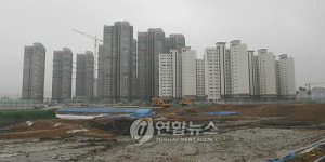 청라지구에 들어선 아파트