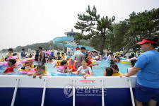 울산 주전가족휴양지 발디딜 틈없이 인기