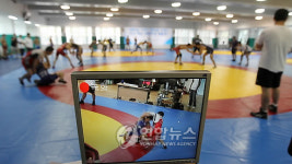 레슬링 훈련 모니터링