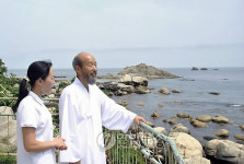 금강산지구 방문한 한상렬