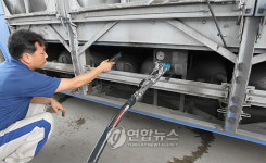 CNG충전소에서 가스누출 점검
