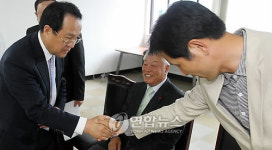 김학규 용인시장과 우제창 국회의원