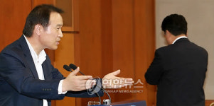 청와대, 총리사퇴 입장발표