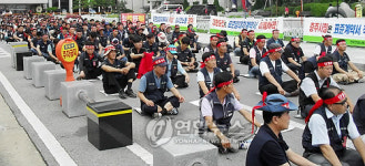 충주건설기계노조 표준계약서 이행하라