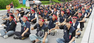 충주건설기계노조 표준계약서 이행하라