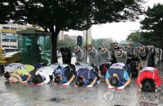 창원 JT정밀 검찰수사 촉구 삼보일배