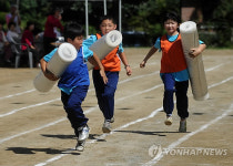시골학교의 운동회 