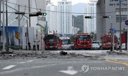 아수라장으로 변한 해운대 화재현장