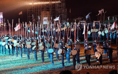 논산서 화려하게 재현된 황산벌전투