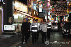 경기경찰청장, 지구대 `야간순찰 현장 체험