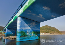<카메라뉴스> 풍경화로 채색된 보령 화산교
