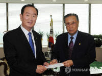 6·25참전유공자회 울산지부 장학금 전달