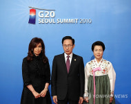<G20> 이 대통령 내외와 아르헨티나 대통령