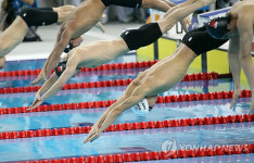 <아시안게임> 박태환의 힘찬 출발