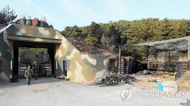 (공)166-3포대 | 포격받은 K-9 자주포대