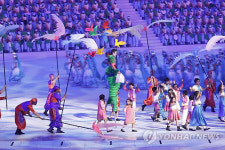 <아시안게임> 화려한 광저우아시안게임 폐막  공연