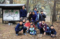 우리 손으로 만든 지도예요