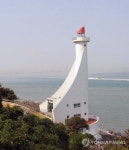 겨울 바다 만끽..목포구 등대 북적