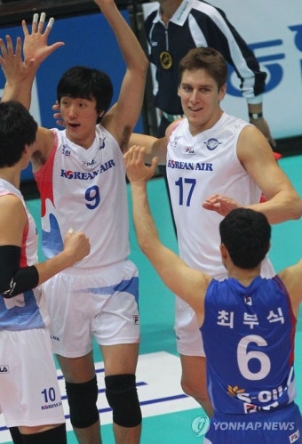 대한항공 홈개막전 승리
