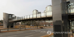 이용객없는 42억짜리 수원시 호화판 경관육교