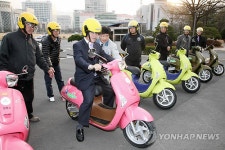 창원시, S&T모터스와 전기이륜차 공급 협약 체결