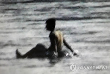 도강하는 북한 주민