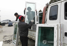 복구작업 시작하는 연평도