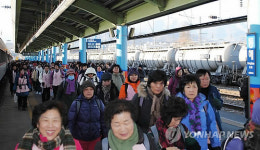동해시 방문한 사찰 순례단