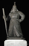 광화문광장에 다시 우뚝 선 이순신 동상