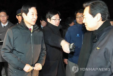 충주 구제역 보고받는  맹형규 장관