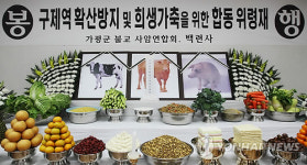 구제역 희생가축 위령재