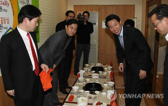 오세훈 시장, 동북지역 당협위원장들과 회동