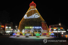2018 동계올림픽 유치 기원 대형 트리