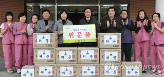 울주군, 지역 사회복지시설 찾아 위문품 전달